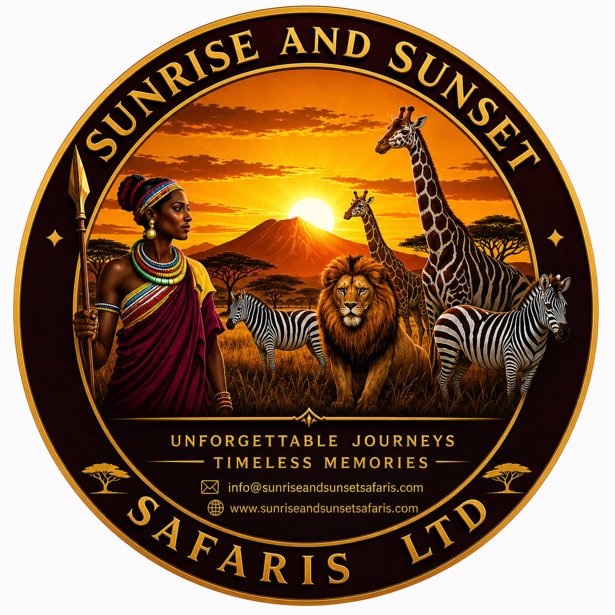 Sunrise and Sunset Safaris Logo